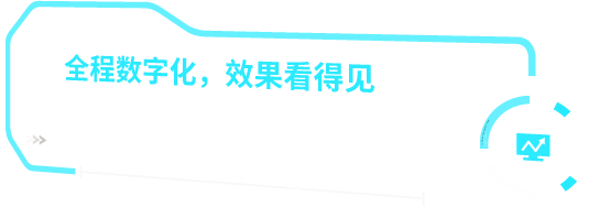 全程数字化，效果看得见