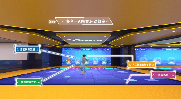 VR Action-Q多合一AI体适能运动系统 VR Action-Q多合一AI体适能运动系统